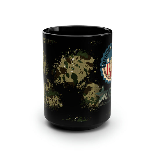 Freedom Bear Coffee "Make Camo Your Cause" Black Coffee Mug, 15oz - From Printify - Just $15.99! Shop now at Freedom Bear Coffee