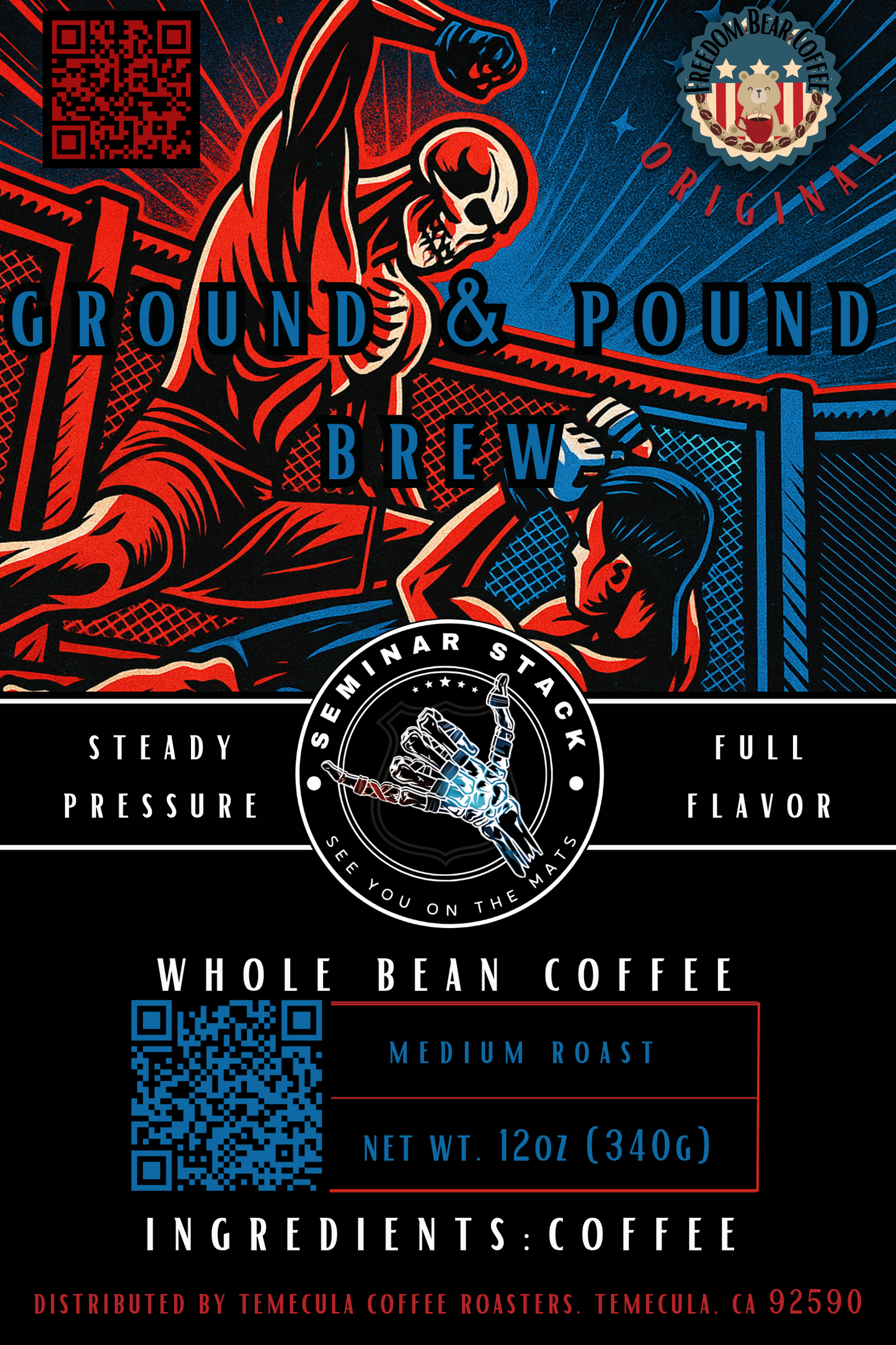 Ground & Pound Brew - From Freedom Bear Coffee LLC - Just $20.99! Shop now at Freedom Bear Coffee LLC