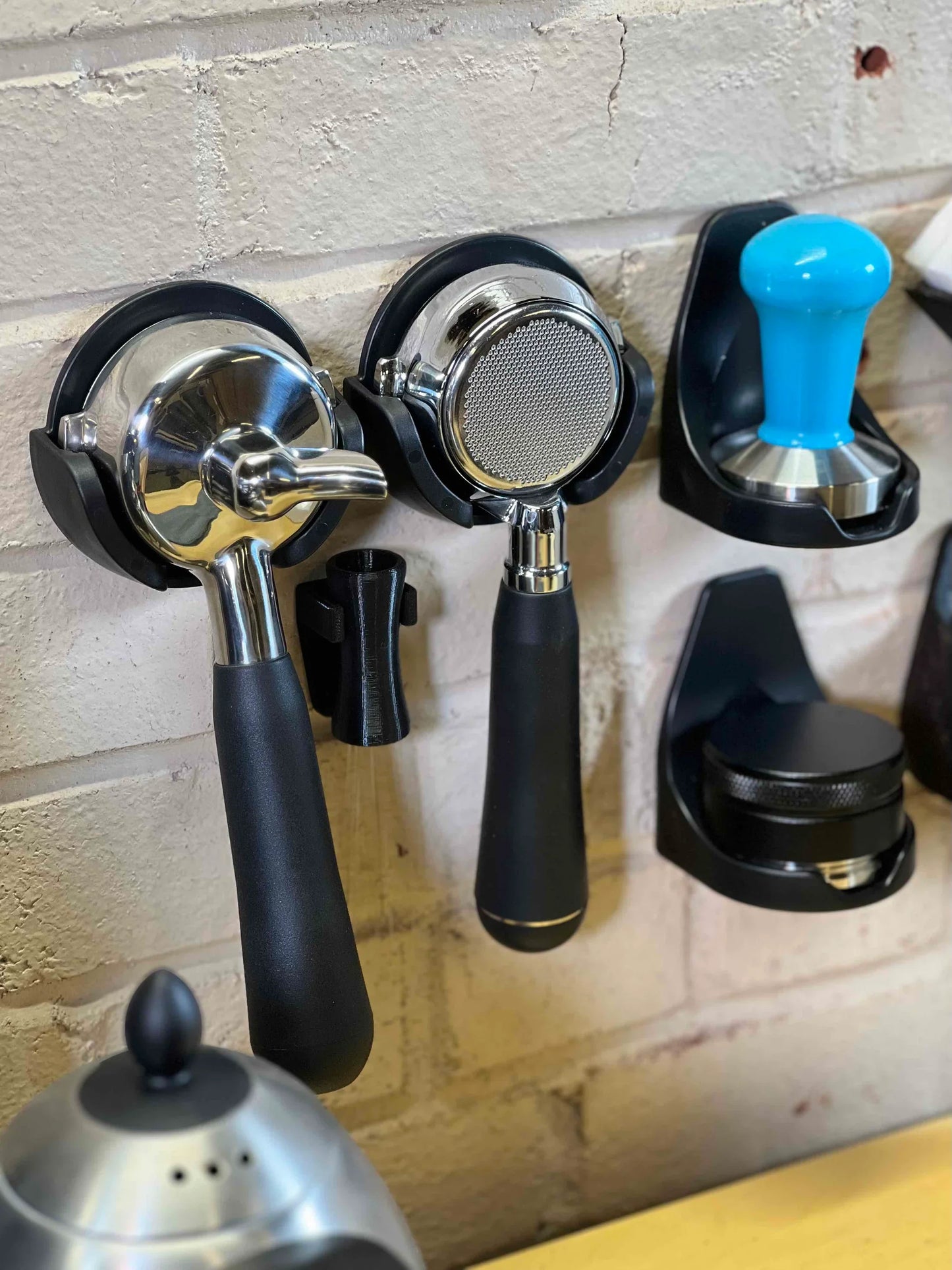 The Original TamperKeeper - Espresso Tamper Wall Rack - From Espresso Outlet LLC - Just $18! Shop now at Freedom Bear Coffee LLC