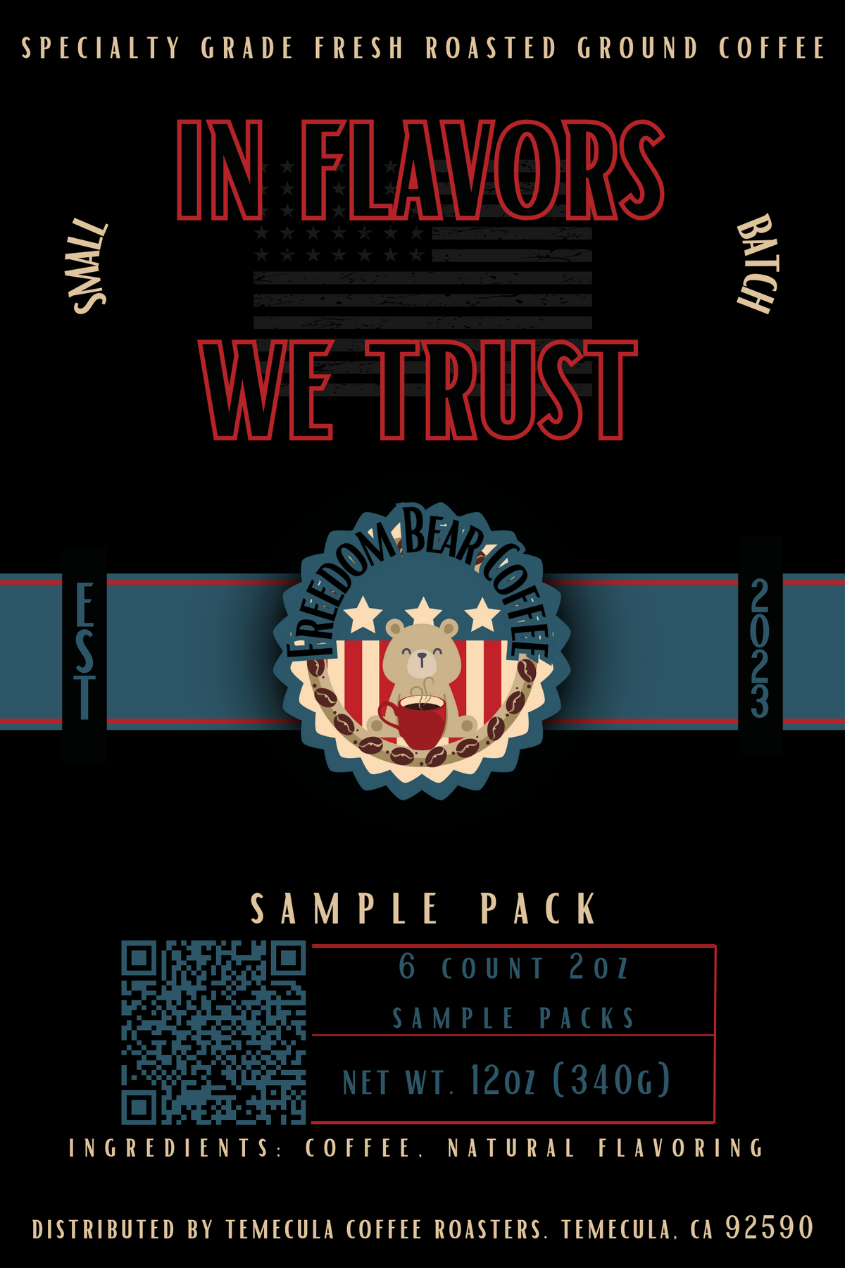 In Flavors We Trust Sample Pack - From Freedom Bear Coffee LLC - Just $24.99! Shop now at Freedom Bear Coffee LLC