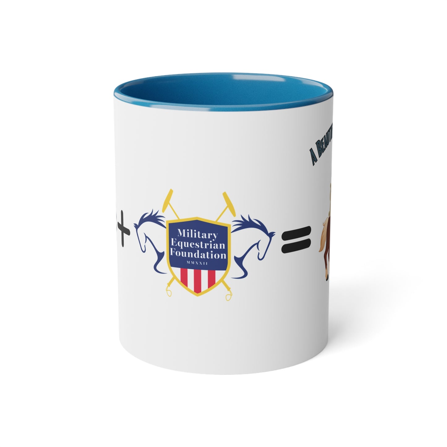 FBC + MEF Accent Mug, 11oz - From Freedom Bear Coffee LLC - Just $7.95! Shop now at Freedom Bear Coffee LLC