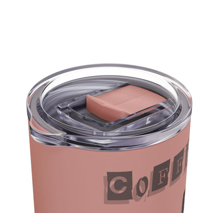 Coffee Stops Murder Halloween Skinny Matte Tumbler, 20oz - From Freedom Bear Coffee LLC - Just $29.99! Shop now at Freedom Bear Coffee LLC