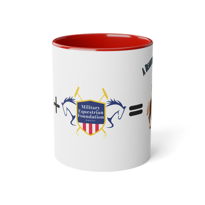 FBC + MEF Accent Mug, 11oz - From Freedom Bear Coffee LLC - Just $7.95! Shop now at Freedom Bear Coffee LLC