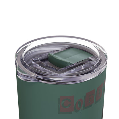 Coffee Stops Murder Halloween Skinny Matte Tumbler, 20oz - From Freedom Bear Coffee LLC - Just $29.99! Shop now at Freedom Bear Coffee LLC