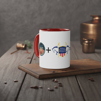 FBC + MEF Accent Mug, 11oz - From Freedom Bear Coffee LLC - Just $7.95! Shop now at Freedom Bear Coffee LLC