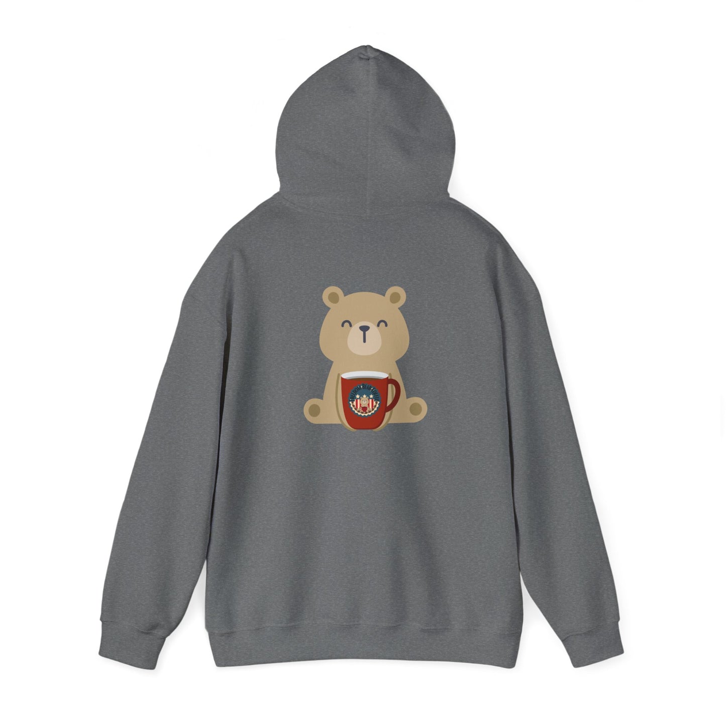 "Freedom Bear Heavy Blend" Hooded Sweatshirt - From Freedom Bear Coffee LLC - Just $29.99! Shop now at Freedom Bear Coffee LLC