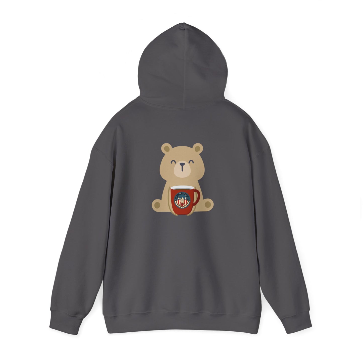 "Freedom Bear Heavy Blend" Hooded Sweatshirt - From Freedom Bear Coffee LLC - Just $29.99! Shop now at Freedom Bear Coffee LLC