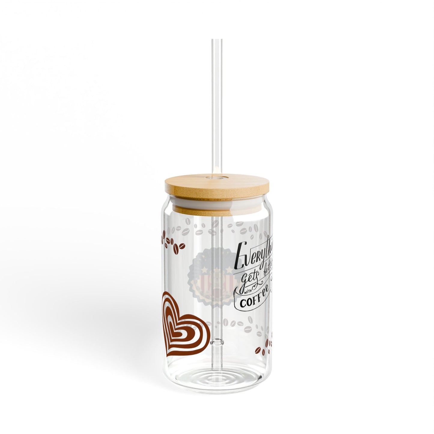 "Everything Is Better" Sipper Glass, 16oz - From Freedom Bear Coffee LLC - Just $24.99! Shop now at Freedom Bear Coffee LLC