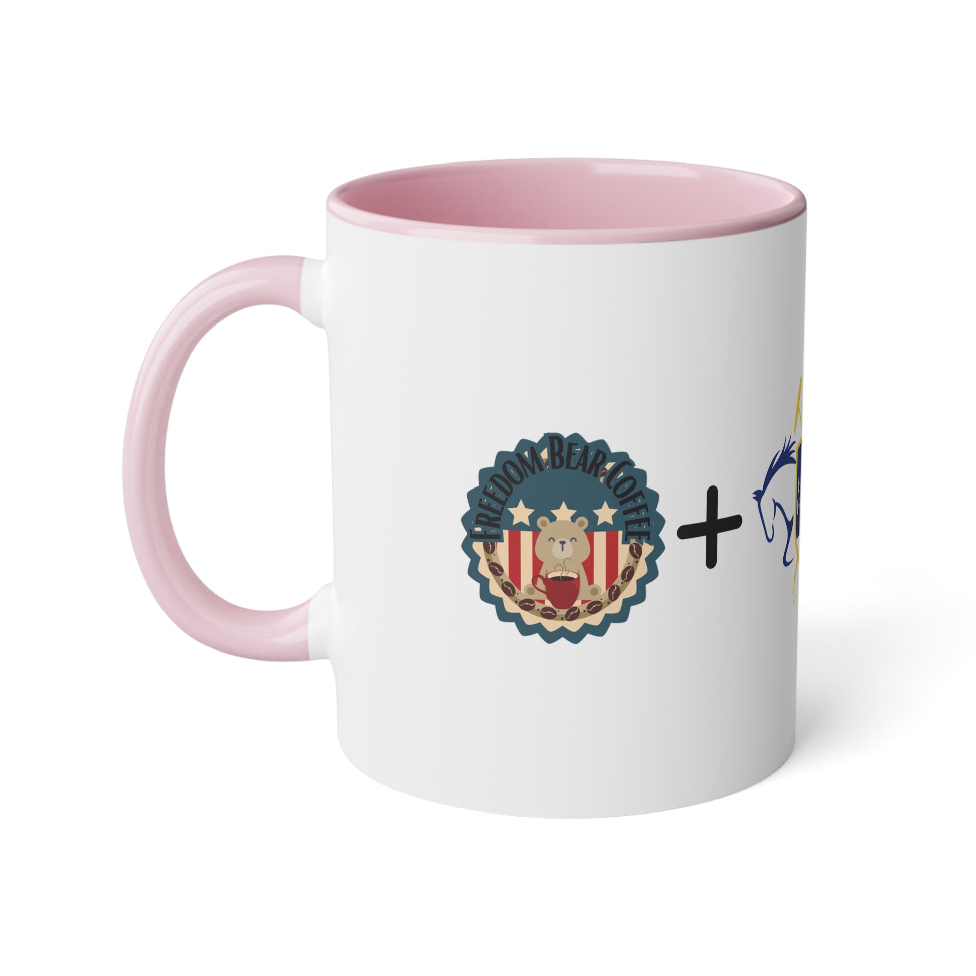 FBC + MEF Accent Mug, 11oz - From Freedom Bear Coffee LLC - Just $7.95! Shop now at Freedom Bear Coffee LLC