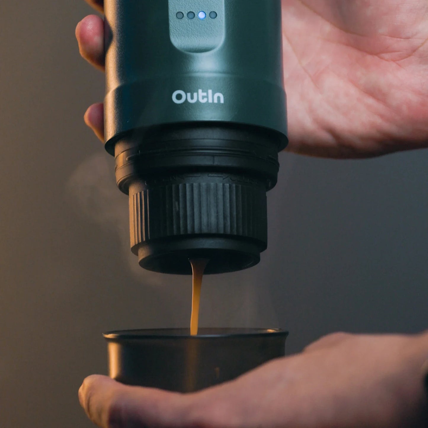 Nano Portable Espresso Machine (OutIn Teal) - From OutIn - Just $149.99! Shop now at Freedom Bear Coffee LLC
