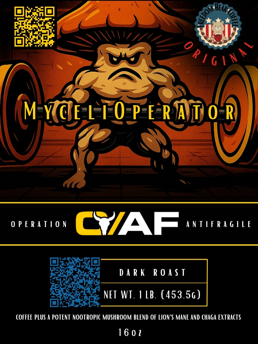 MyceliOperator- Lions Mane & Chaga - From Freedom Bear Coffee LLC - Just $34.99! Shop now at Freedom Bear Coffee LLC