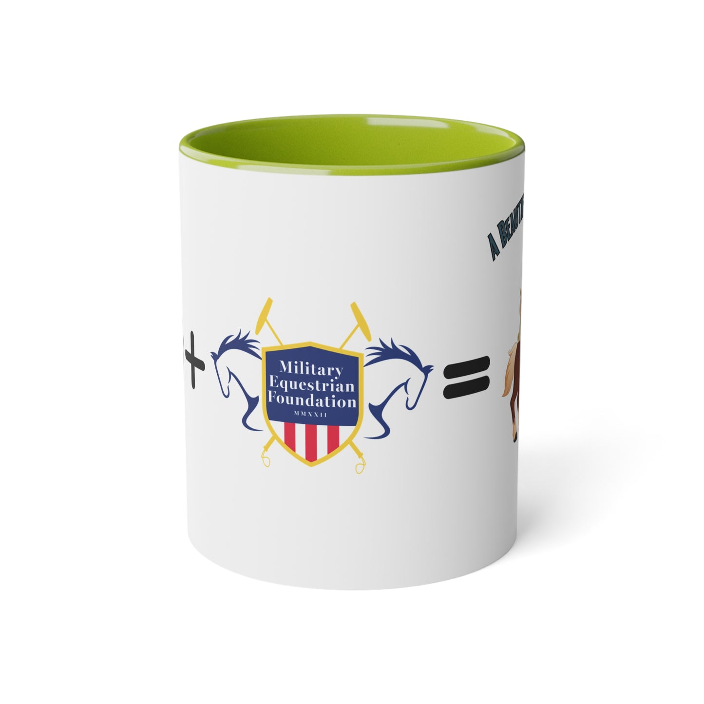 FBC + MEF Accent Mug, 11oz - From Freedom Bear Coffee LLC - Just $7.95! Shop now at Freedom Bear Coffee LLC