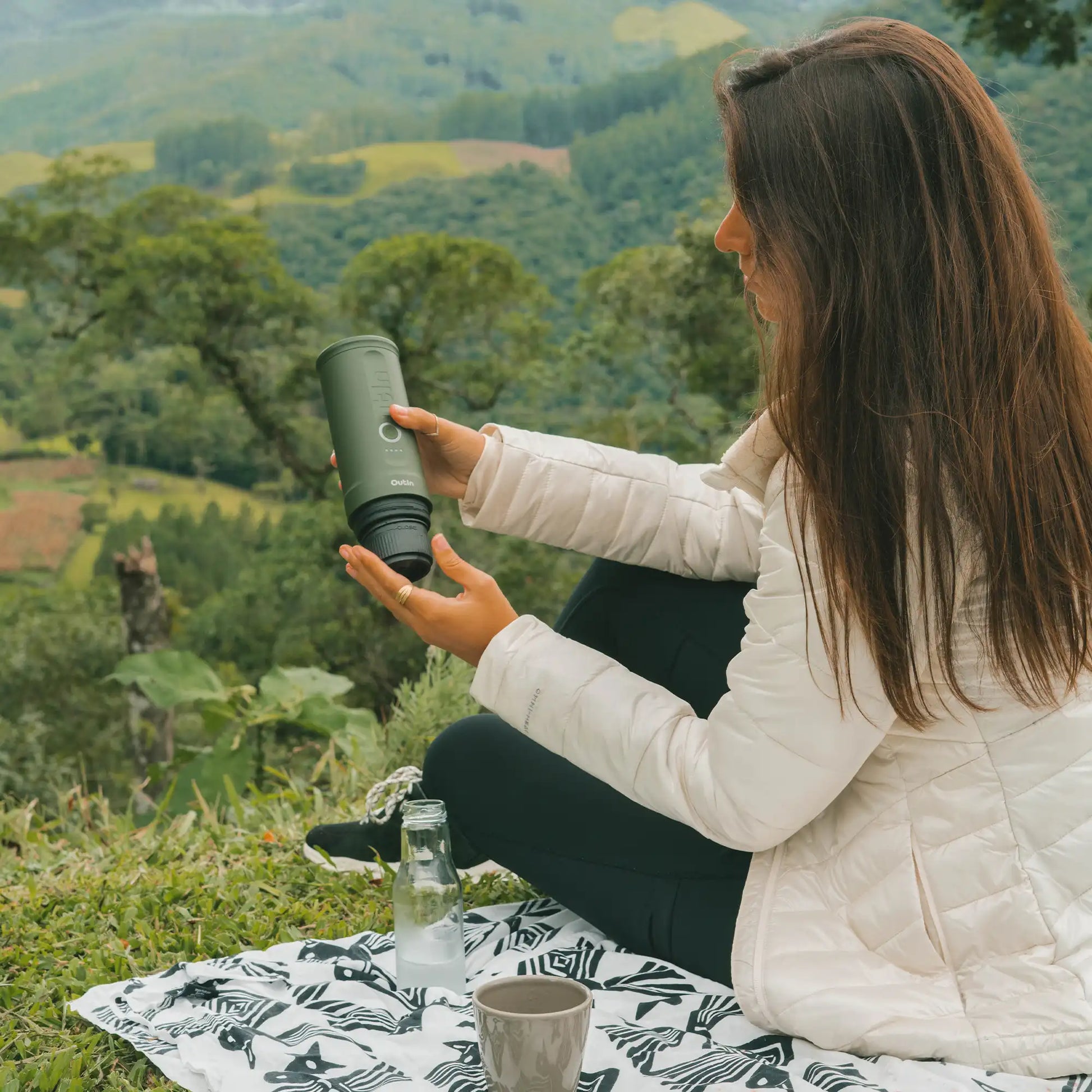 Nano Portable Espresso Machine (Forest Green) - From OutIn - Just $149.99! Shop now at Freedom Bear Coffee LLC
