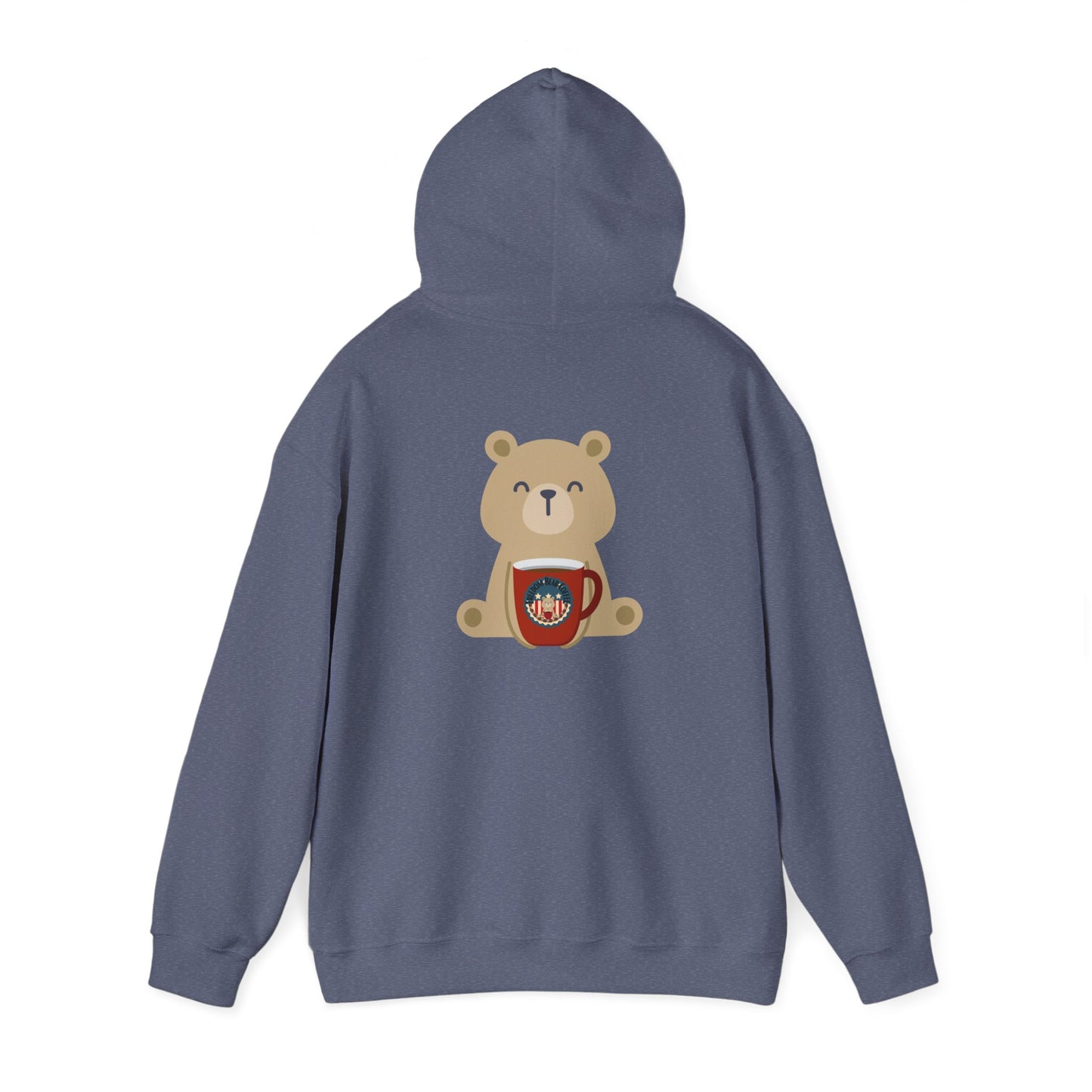 "Freedom Bear Heavy Blend" Hooded Sweatshirt - From Freedom Bear Coffee LLC - Just $29.99! Shop now at Freedom Bear Coffee LLC