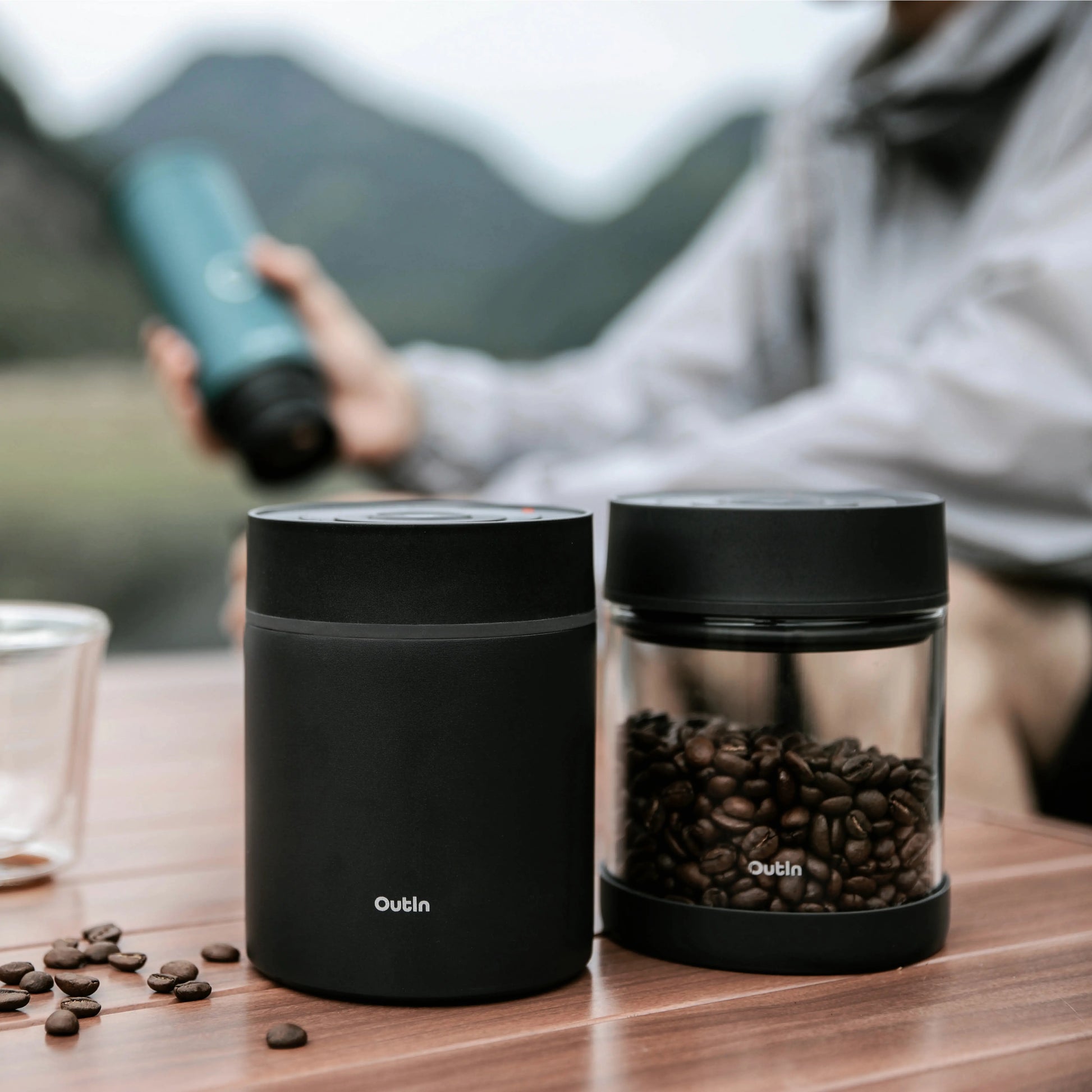 Portable Electric Vacuum Coffee Canister - From OutIn - Just $42.99! Shop now at Freedom Bear Coffee LLC