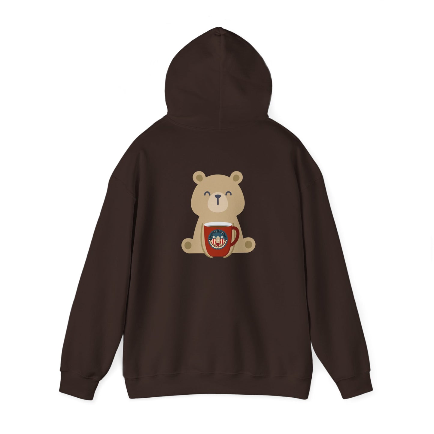 "Freedom Bear Heavy Blend" Hooded Sweatshirt - From Freedom Bear Coffee LLC - Just $29.99! Shop now at Freedom Bear Coffee LLC