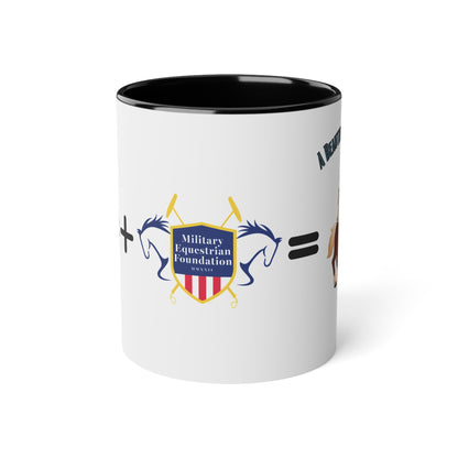 FBC + MEF Accent Mug, 11oz - From Freedom Bear Coffee LLC - Just $7.95! Shop now at Freedom Bear Coffee LLC