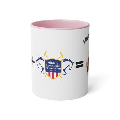 FBC + MEF Accent Mug, 11oz - From Freedom Bear Coffee LLC - Just $7.95! Shop now at Freedom Bear Coffee LLC