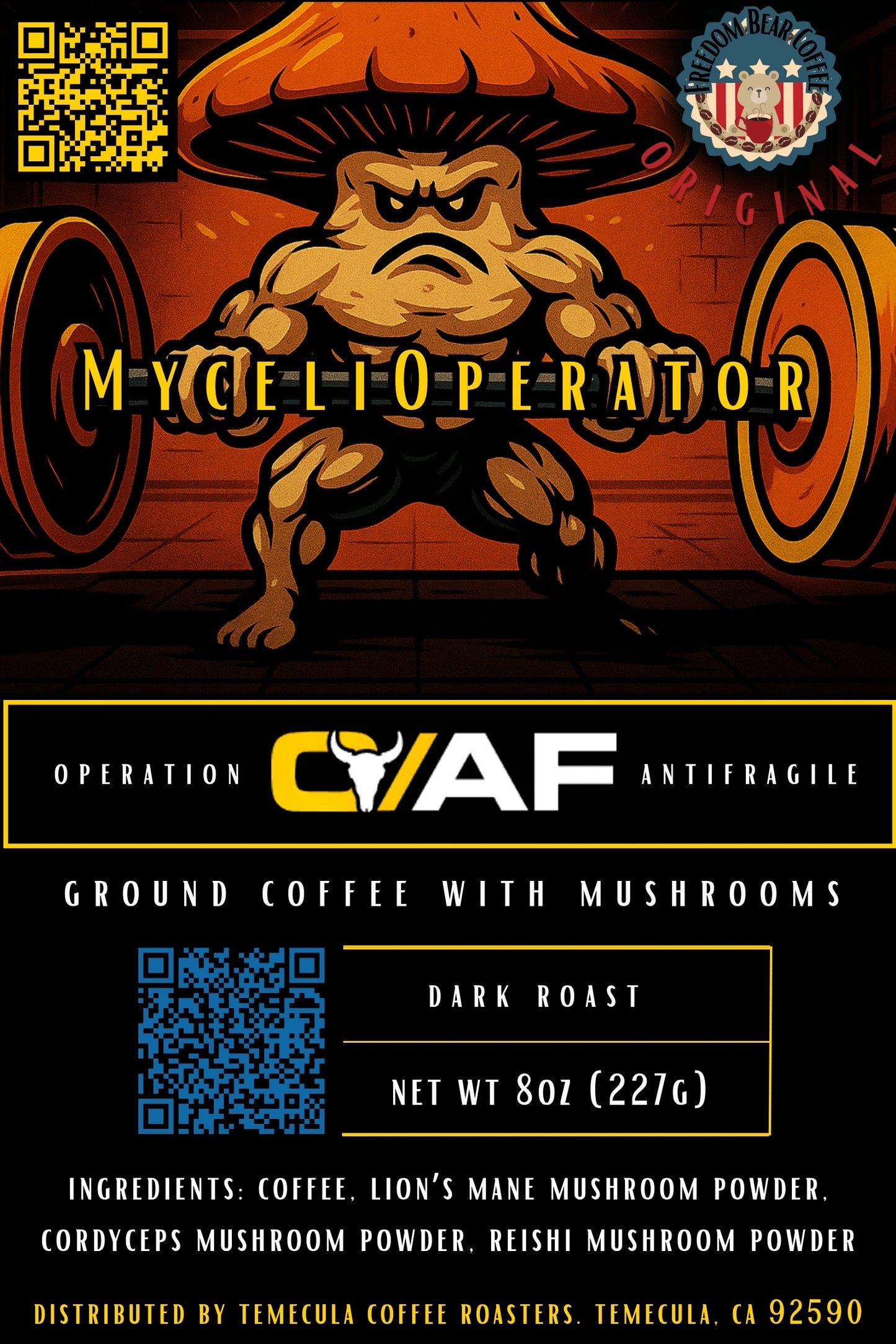 MyceliOperator- Lions Mane - From Freedom Bear Coffee LLC - Just $22.99! Shop now at Freedom Bear Coffee LLC