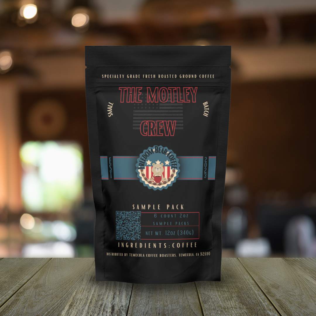 The Motley Crew Sample Pack - From Freedom Bear Coffee LLC - Just $24.99! Shop now at Freedom Bear Coffee LLC