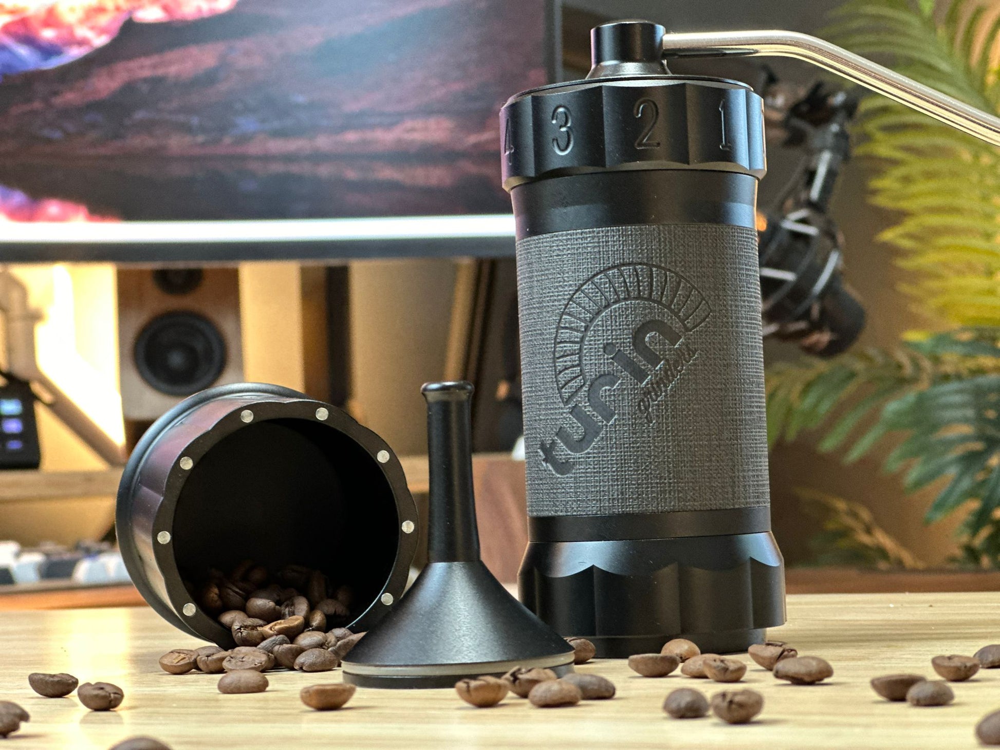 TURIN™ H40™ V2 HAND COFFEE GRINDER - From Espresso Outlet LLC - Just $99! Shop now at Freedom Bear Coffee LLC