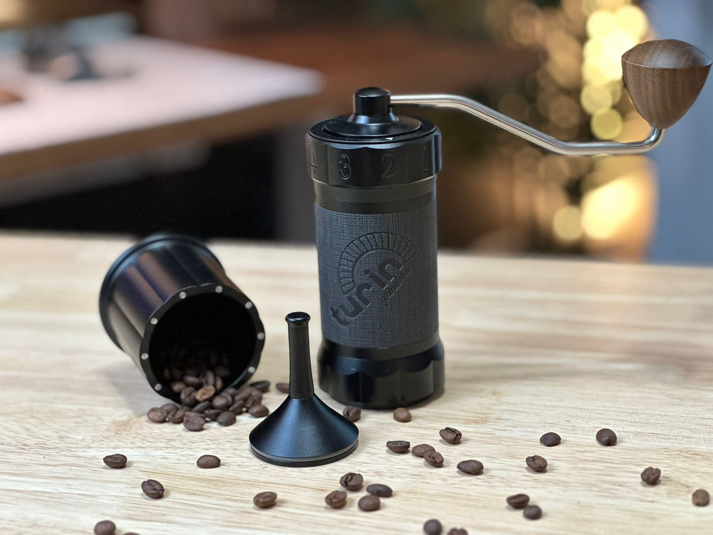 TURIN™ H40™ V2 HAND COFFEE GRINDER - From Espresso Outlet LLC - Just $99! Shop now at Freedom Bear Coffee LLC