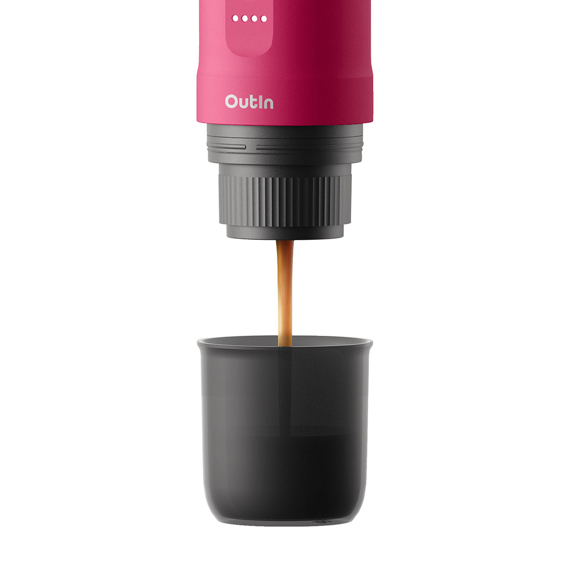 Nano Portable Espresso Machine (Fuchsia Pink) - From OutIn - Just $149.99! Shop now at Freedom Bear Coffee LLC