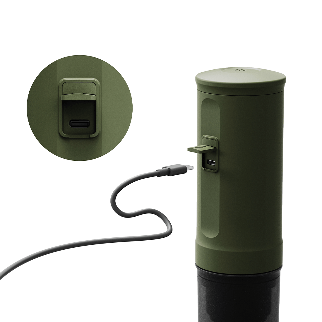 Nano Portable Espresso Machine (Forest Green) - From OutIn - Just $149.99! Shop now at Freedom Bear Coffee LLC