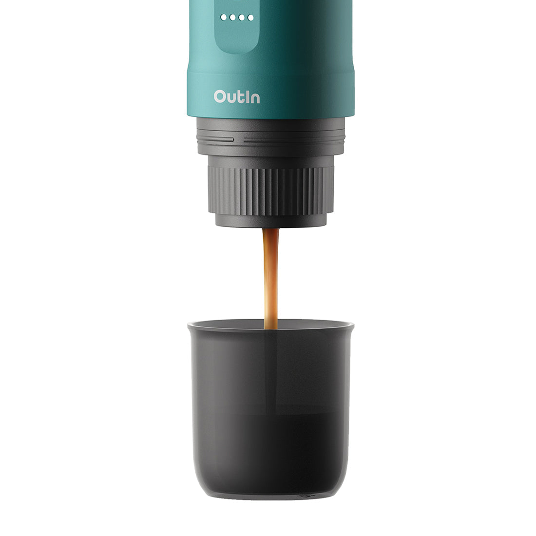 Nano Portable Espresso Machine (OutIn Teal) - From OutIn - Just $149.99! Shop now at Freedom Bear Coffee LLC