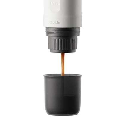 Nano Portable Espresso Machine (Pearl White) - From OutIn - Just $149.99! Shop now at Freedom Bear Coffee LLC