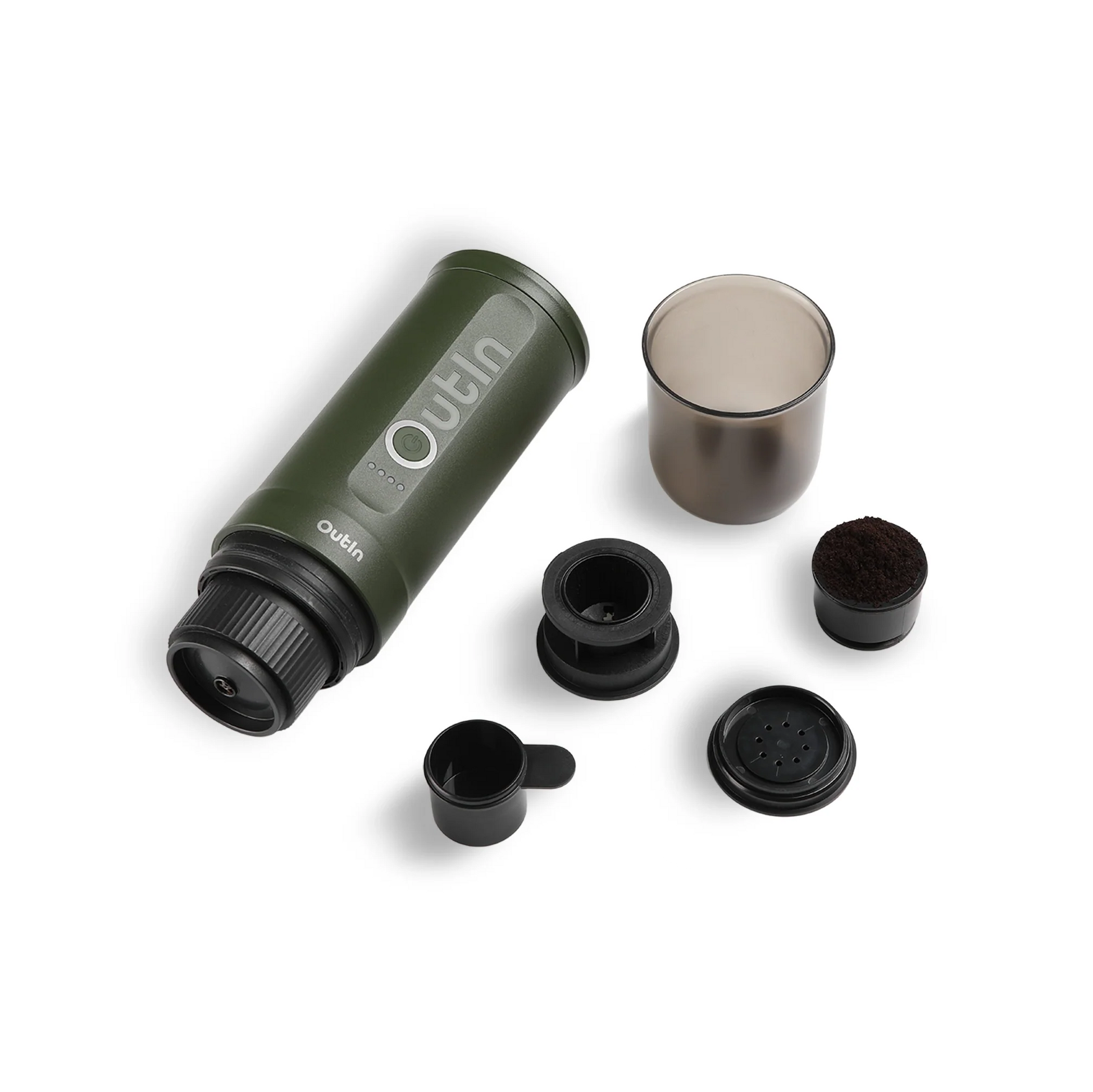 Nano Portable Espresso Machine (Forest Green) - From OutIn - Just $149.99! Shop now at Freedom Bear Coffee LLC