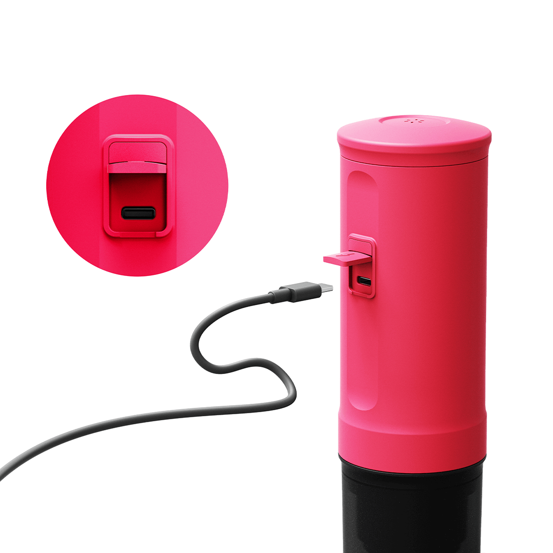 Nano Portable Espresso Machine (Fuchsia Pink) - From OutIn - Just $149.99! Shop now at Freedom Bear Coffee LLC