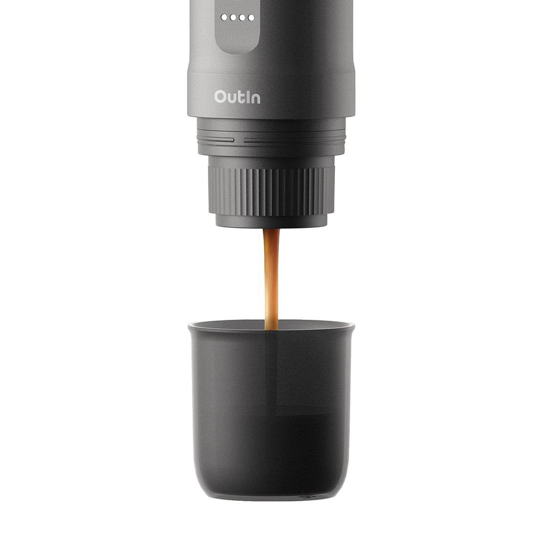 Nano Portable Espresso Machine (Space Grey) - From OutIn - Just $149.99! Shop now at Freedom Bear Coffee LLC