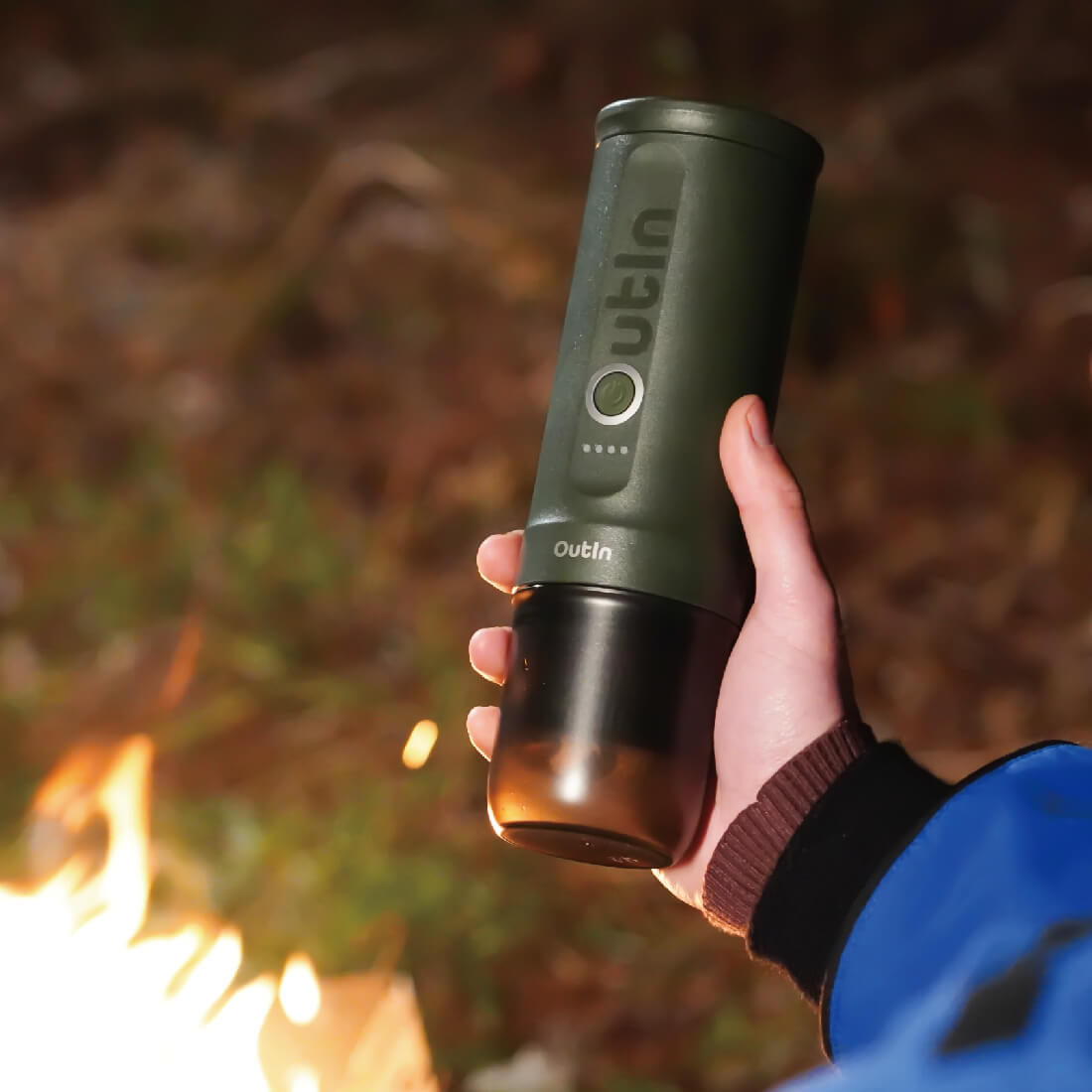 Nano Portable Espresso Machine (Forest Green) - From OutIn - Just $149.99! Shop now at Freedom Bear Coffee LLC